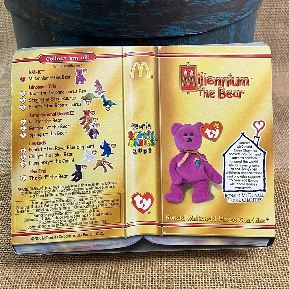 Beanie Babies Ronald McDonald House Charities Millennium The Bear New